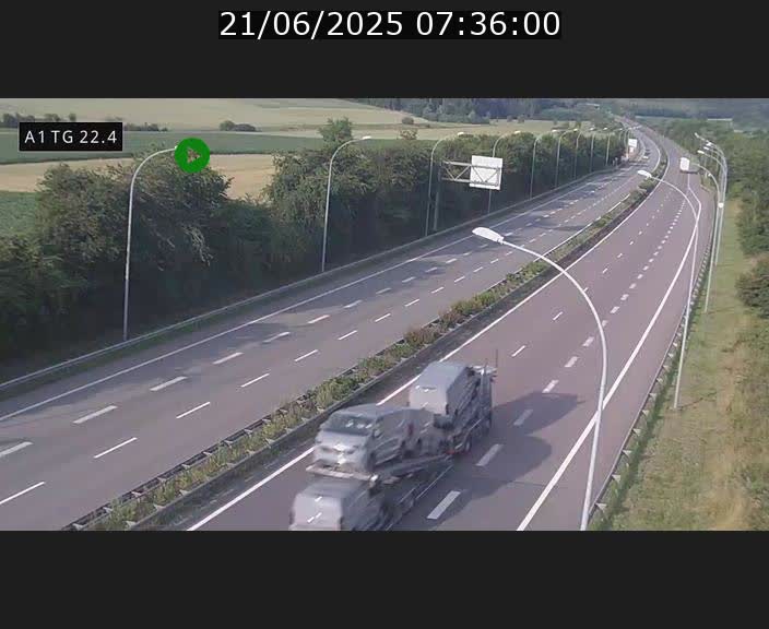 <h2>Traffic live webcam Luxembourg Flaxweiler - A1 direction Luxembourg - BK 22.4</h2>
