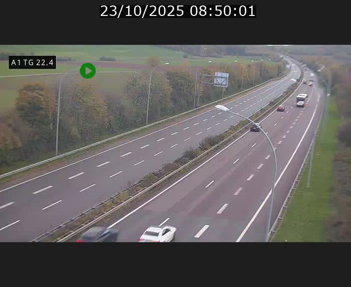 <h2>Traffic live webcam Luxembourg Flaxweiler - A1 direction Luxembourg - BK 22.4</h2>