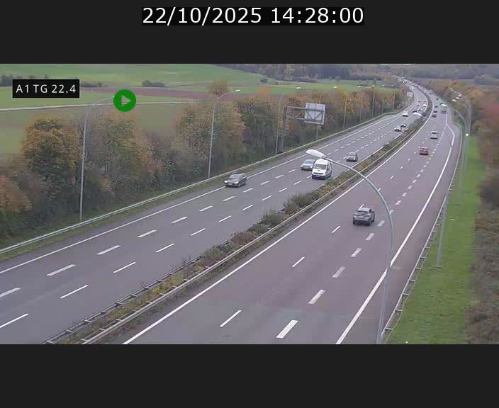 <h2>Traffic live webcam Luxembourg Flaxweiler - A1 direction Luxembourg - BK 22.4</h2>