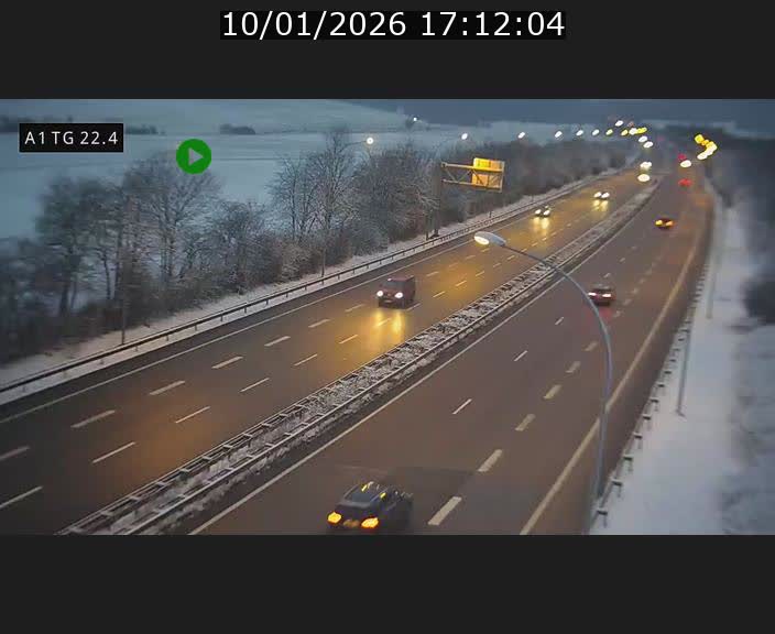 <h2>Traffic live webcam Luxembourg Flaxweiler - A1 direction Luxembourg - BK 22.4</h2>