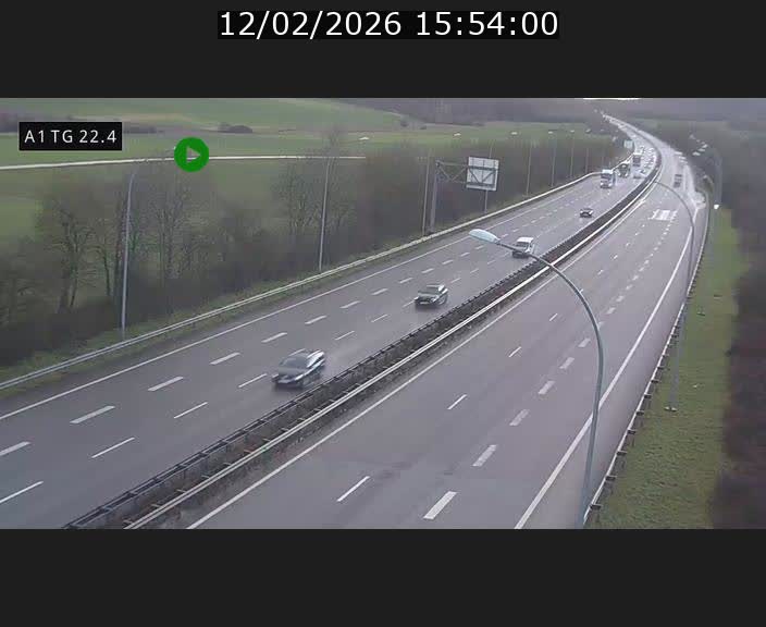 <h2>Traffic live webcam Luxembourg Flaxweiler - A1 direction Luxembourg - BK 22.4</h2>