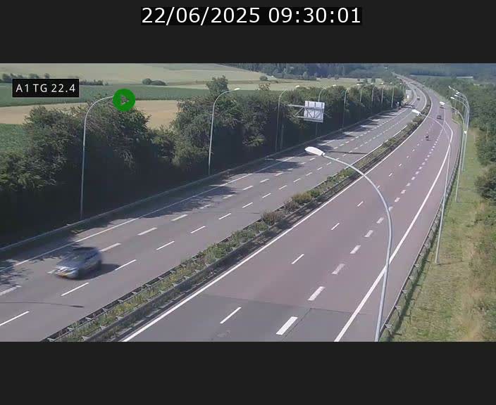 <h2>Traffic live webcam Luxembourg Flaxweiler - A1 direction Luxembourg - BK 22.4</h2>