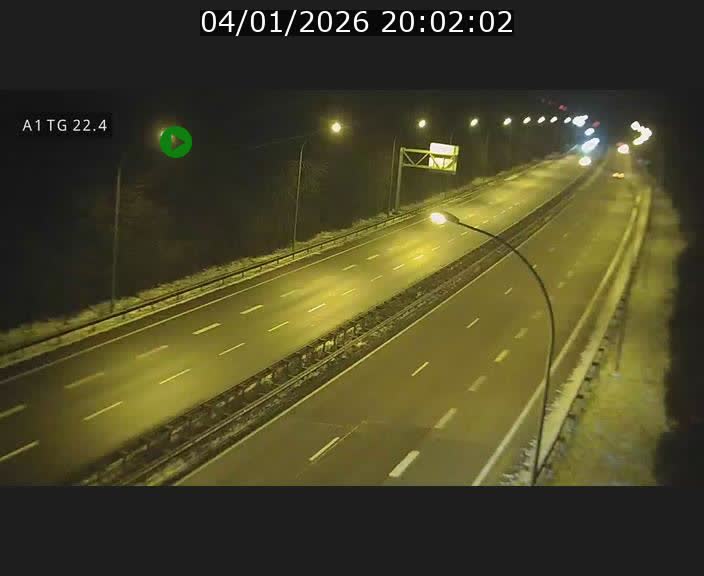 Traffic live webcam Luxembourg Flaxweiler - A1 direction Luxembourg - BK 22.4