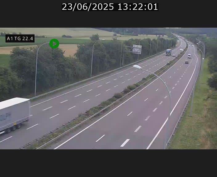 <h2>Traffic live webcam Luxembourg Flaxweiler - A1 direction Luxembourg - BK 22.4</h2>
