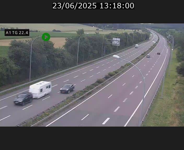 <h2>Traffic live webcam Luxembourg Flaxweiler - A1 direction Luxembourg - BK 22.4</h2>
