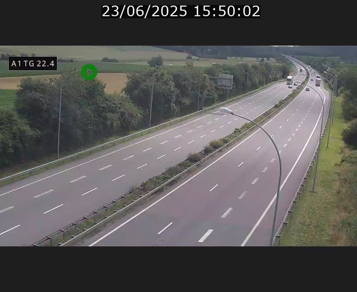 <h2>Traffic live webcam Luxembourg Flaxweiler - A1 direction Luxembourg - BK 22.4</h2>