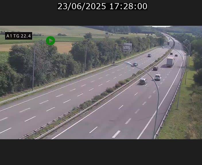<h2>Traffic live webcam Luxembourg Flaxweiler - A1 direction Luxembourg - BK 22.4</h2>