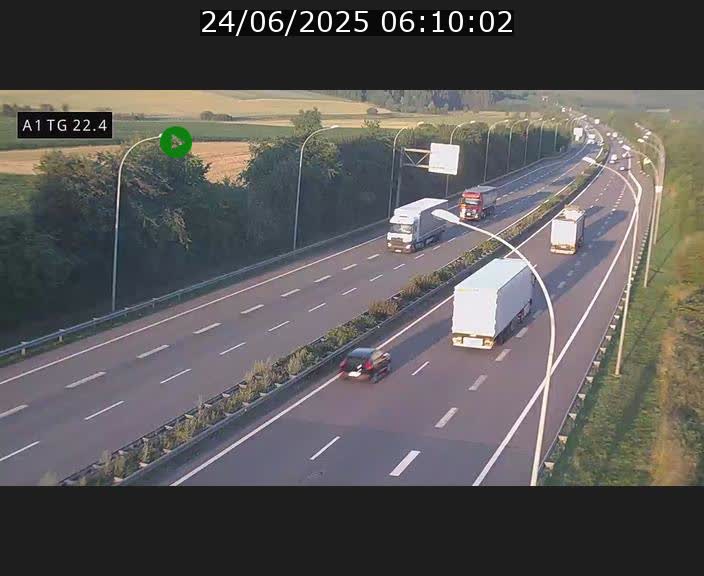 <h2>Traffic live webcam Luxembourg Flaxweiler - A1 direction Luxembourg - BK 22.4</h2>