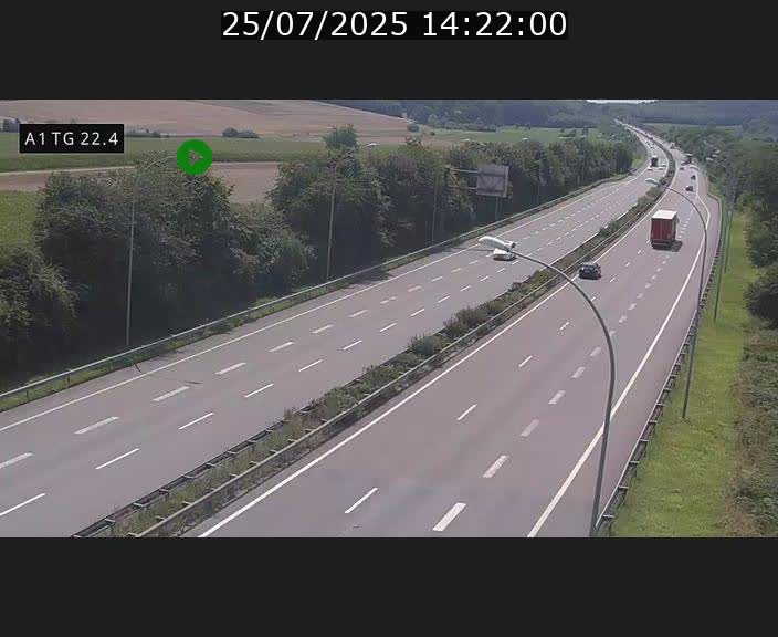 <h2>Traffic live webcam Luxembourg Flaxweiler - A1 direction Luxembourg - BK 22.4</h2>