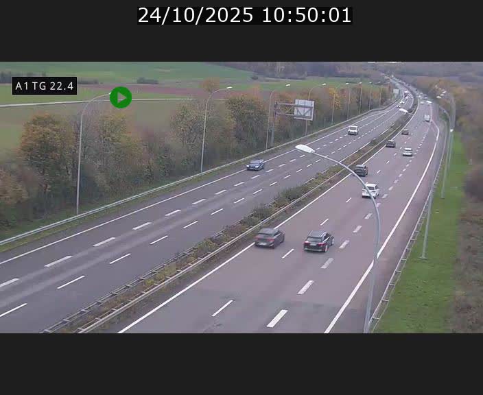 <h2>Traffic live webcam Luxembourg Flaxweiler - A1 direction Luxembourg - BK 22.4</h2>