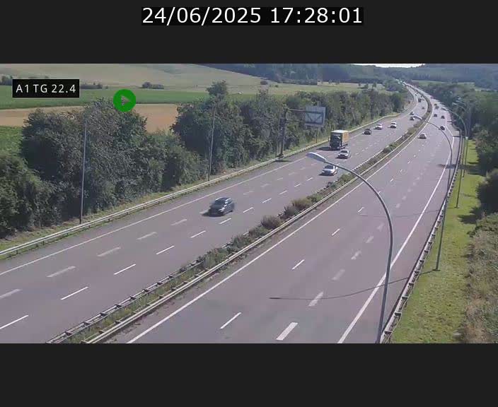 <h2>Traffic live webcam Luxembourg Flaxweiler - A1 direction Luxembourg - BK 22.4</h2>