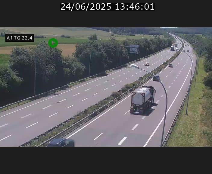 <h2>Traffic live webcam Luxembourg Flaxweiler - A1 direction Luxembourg - BK 22.4</h2>
