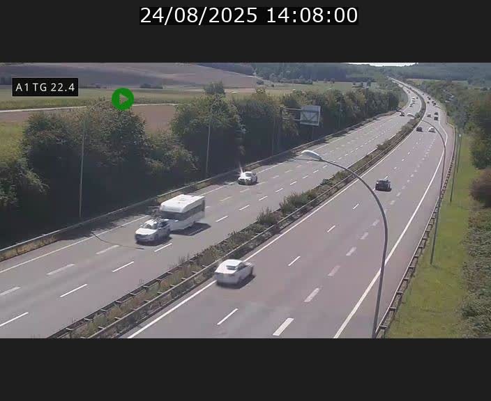 <h2>Traffic live webcam Luxembourg Flaxweiler - A1 direction Luxembourg - BK 22.4</h2>