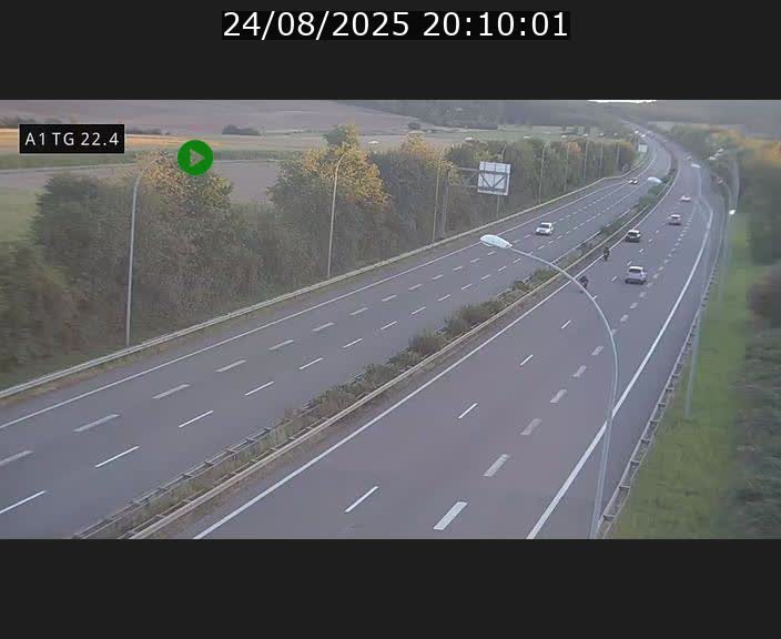 <h2>Traffic live webcam Luxembourg Flaxweiler - A1 direction Luxembourg - BK 22.4</h2>