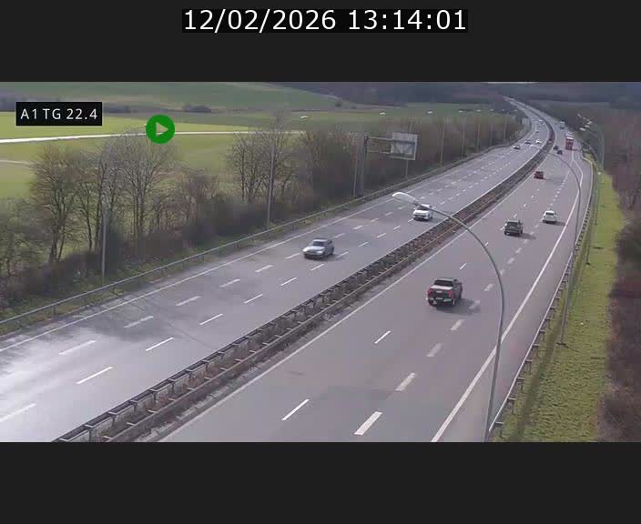 <h2>Traffic live webcam Luxembourg Flaxweiler - A1 direction Luxembourg - BK 22.4</h2>