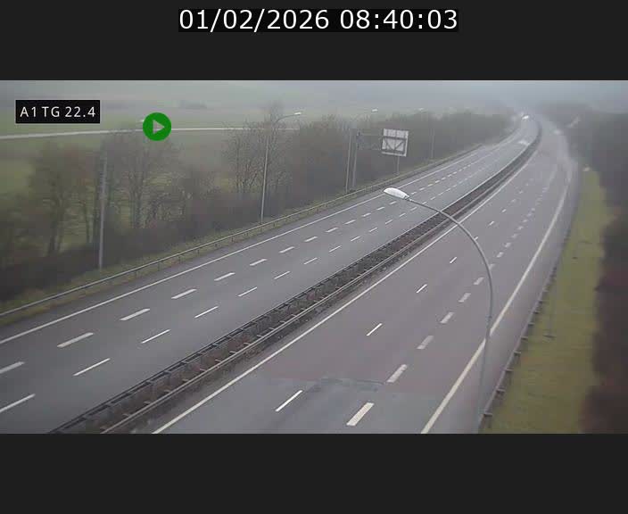 <h2>Traffic live webcam Luxembourg Flaxweiler - A1 direction Luxembourg - BK 22.4</h2>