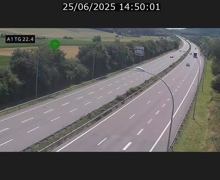 <h2>Traffic live webcam Luxembourg Flaxweiler - A1 direction Luxembourg - BK 22.4</h2>