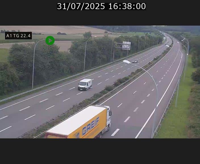 <h2>Traffic live webcam Luxembourg Flaxweiler - A1 direction Luxembourg - BK 22.4</h2>