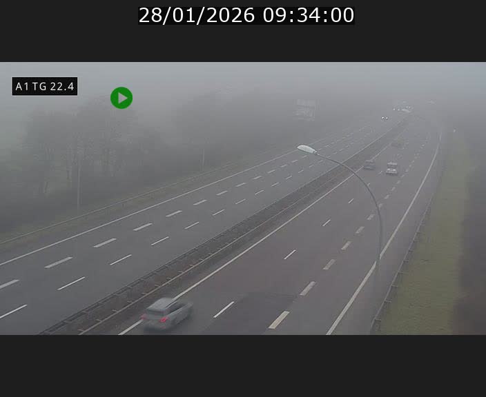 <h2>Traffic live webcam Luxembourg Flaxweiler - A1 direction Luxembourg - BK 22.4</h2>