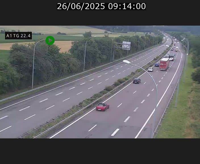 <h2>Traffic live webcam Luxembourg Flaxweiler - A1 direction Luxembourg - BK 22.4</h2>