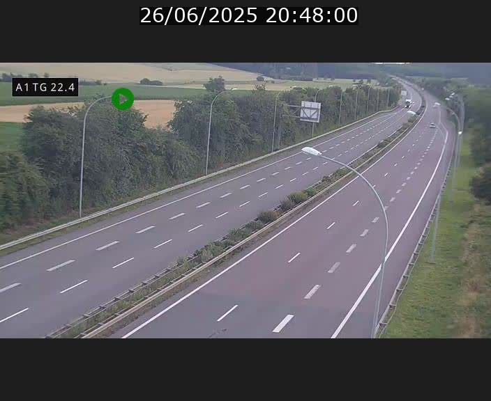 <h2>Traffic live webcam Luxembourg Flaxweiler - A1 direction Luxembourg - BK 22.4</h2>