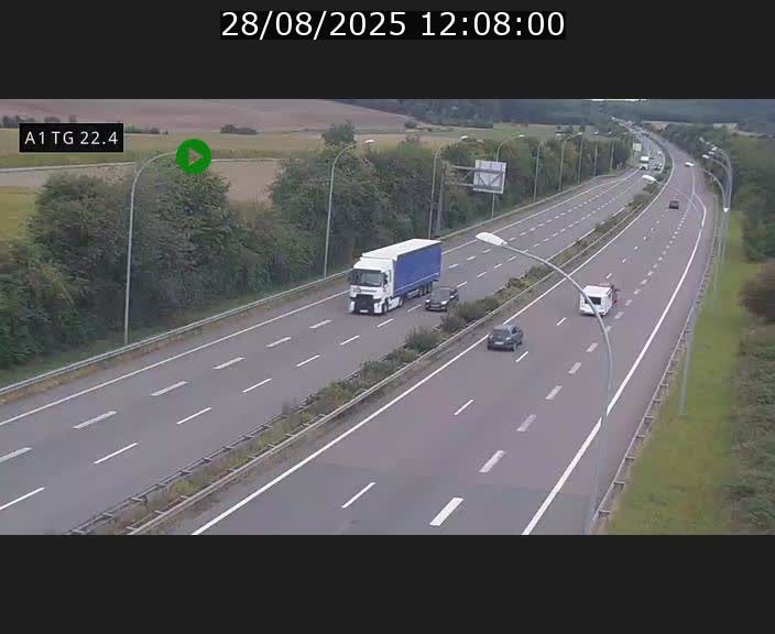 <h2>Traffic live webcam Luxembourg Flaxweiler - A1 direction Luxembourg - BK 22.4</h2>