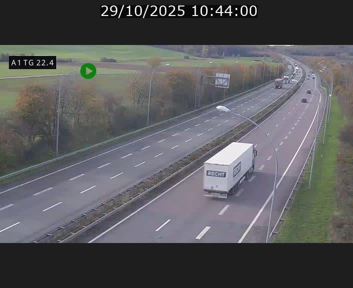 <h2>Traffic live webcam Luxembourg Flaxweiler - A1 direction Luxembourg - BK 22.4</h2>