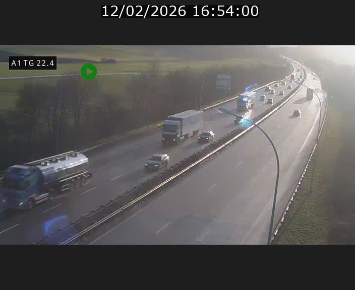 <h2>Traffic live webcam Luxembourg Flaxweiler - A1 direction Luxembourg - BK 22.4</h2>