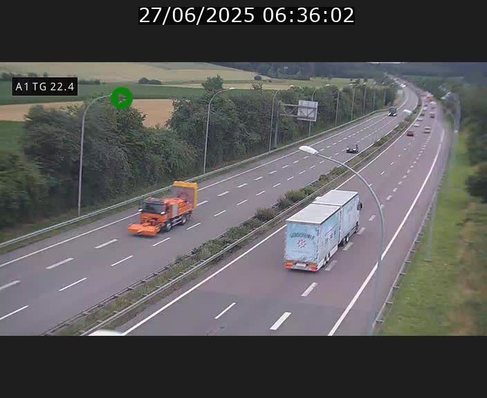 <h2>Traffic live webcam Luxembourg Flaxweiler - A1 direction Luxembourg - BK 22.4</h2>
