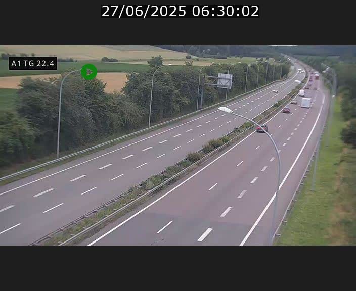 <h2>Traffic live webcam Luxembourg Flaxweiler - A1 direction Luxembourg - BK 22.4</h2>
