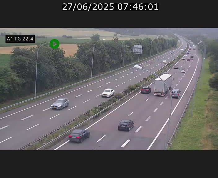 <h2>Traffic live webcam Luxembourg Flaxweiler - A1 direction Luxembourg - BK 22.4</h2>