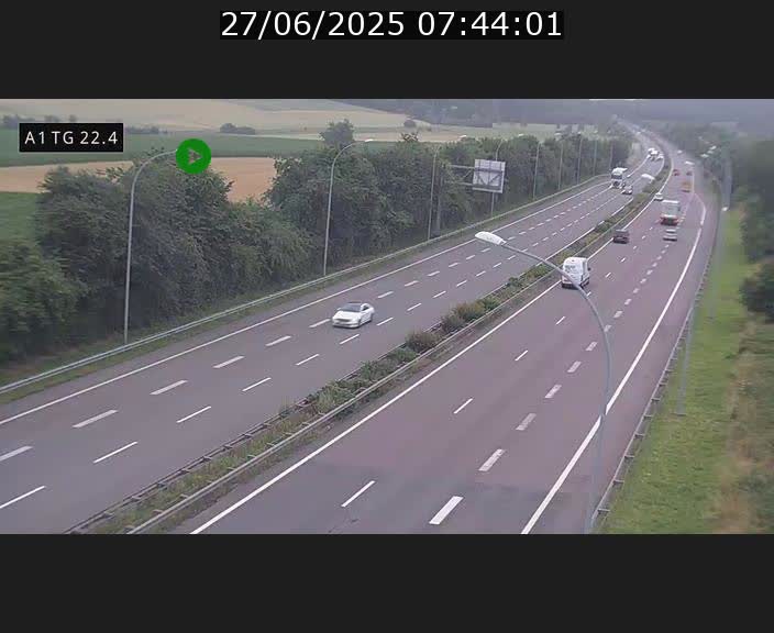 <h2>Traffic live webcam Luxembourg Flaxweiler - A1 direction Luxembourg - BK 22.4</h2>