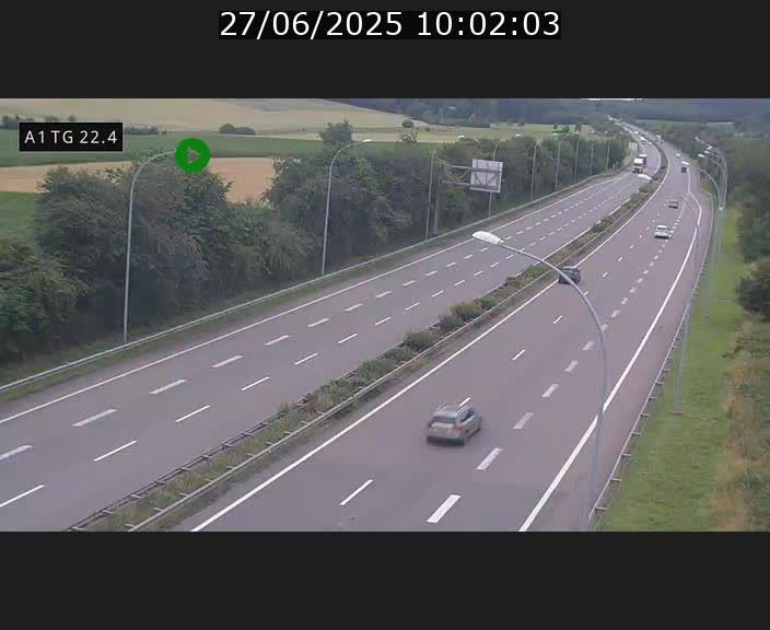 <h2>Traffic live webcam Luxembourg Flaxweiler - A1 direction Luxembourg - BK 22.4</h2>