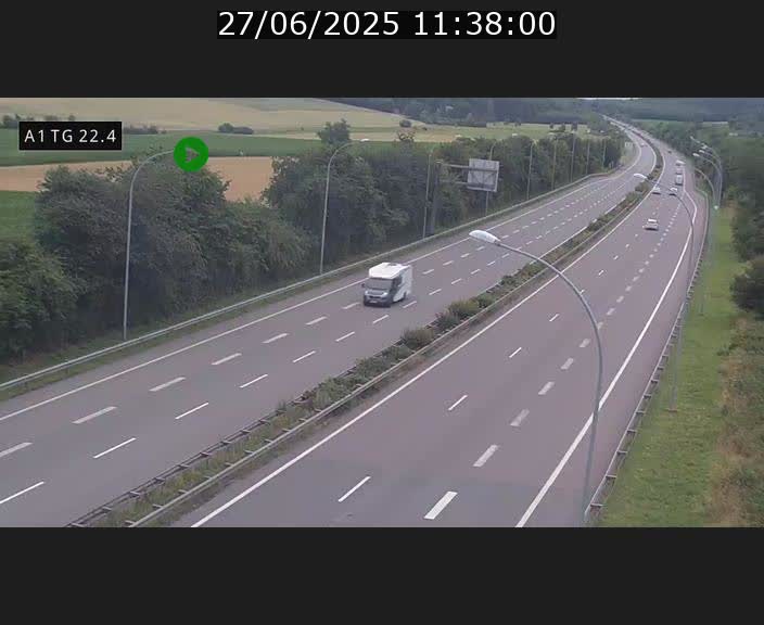 <h2>Traffic live webcam Luxembourg Flaxweiler - A1 direction Luxembourg - BK 22.4</h2>