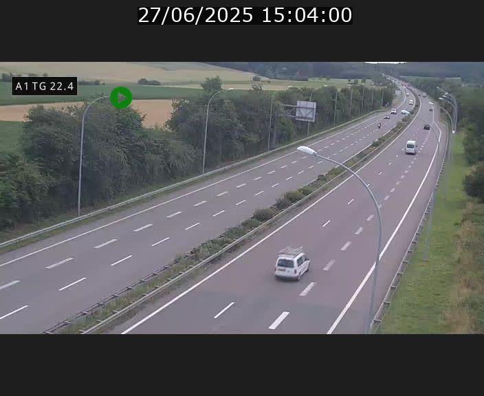 <h2>Traffic live webcam Luxembourg Flaxweiler - A1 direction Luxembourg - BK 22.4</h2>