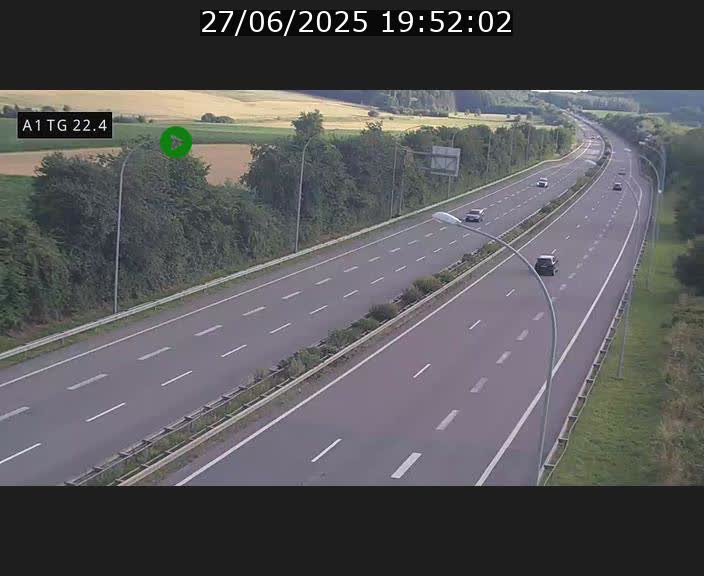 <h2>Traffic live webcam Luxembourg Flaxweiler - A1 direction Luxembourg - BK 22.4</h2>