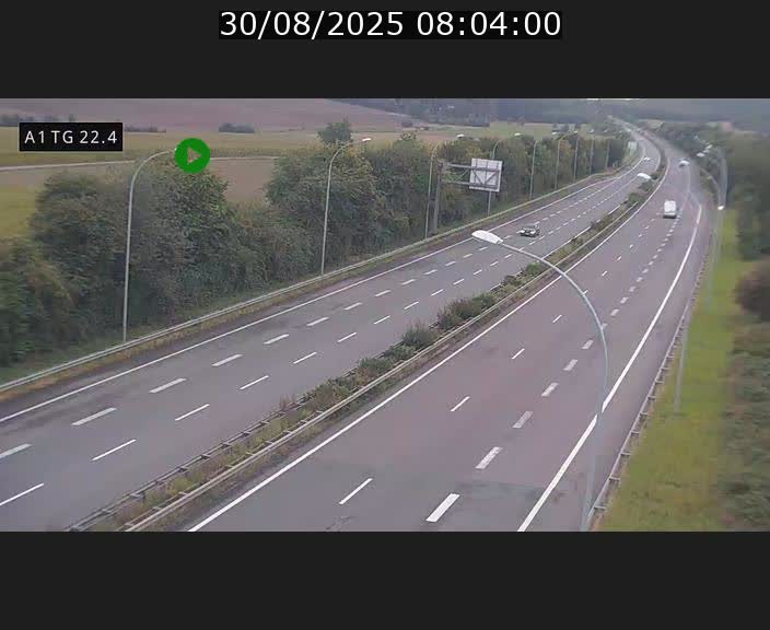 <h2>Traffic live webcam Luxembourg Flaxweiler - A1 direction Luxembourg - BK 22.4</h2>