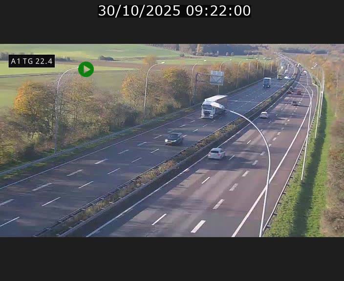<h2>Traffic live webcam Luxembourg Flaxweiler - A1 direction Luxembourg - BK 22.4</h2>
