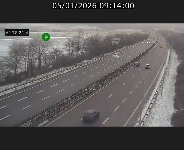 <h2>Traffic live webcam Luxembourg Flaxweiler - A1 direction Luxembourg - BK 22.4</h2>