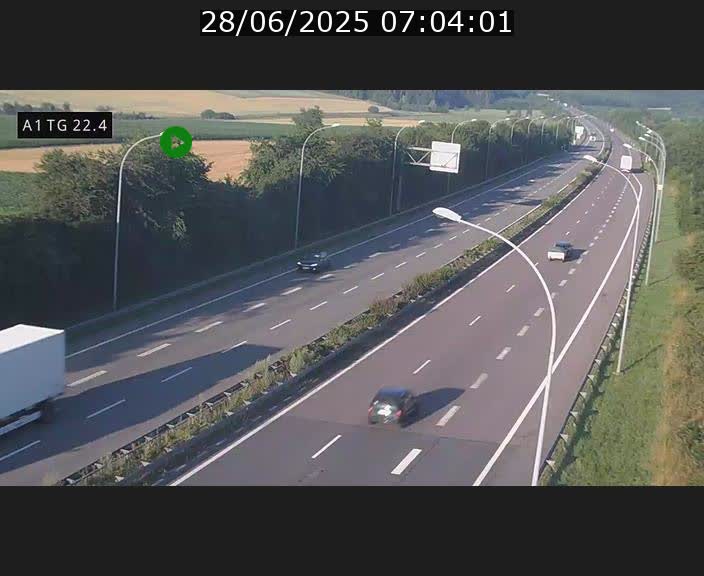 <h2>Traffic live webcam Luxembourg Flaxweiler - A1 direction Luxembourg - BK 22.4</h2>