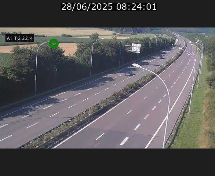 <h2>Traffic live webcam Luxembourg Flaxweiler - A1 direction Luxembourg - BK 22.4</h2>