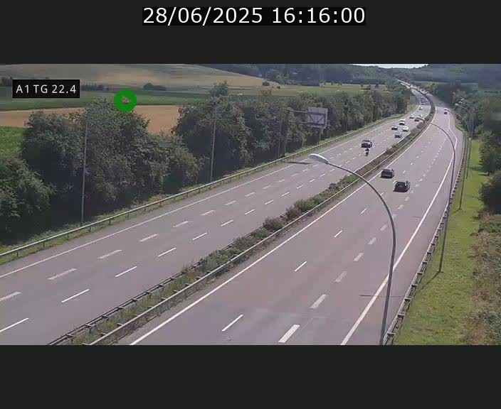 <h2>Traffic live webcam Luxembourg Flaxweiler - A1 direction Luxembourg - BK 22.4</h2>