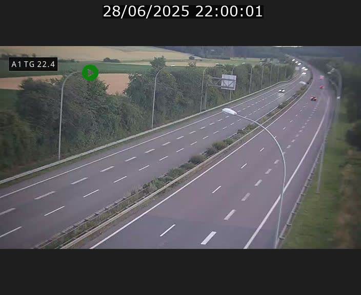 <h2>Traffic live webcam Luxembourg Flaxweiler - A1 direction Luxembourg - BK 22.4</h2>