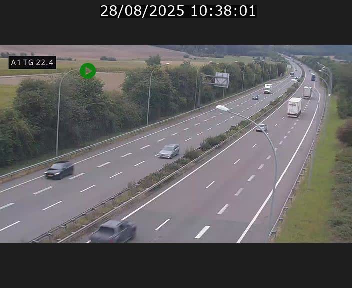 <h2>Traffic live webcam Luxembourg Flaxweiler - A1 direction Luxembourg - BK 22.4</h2>