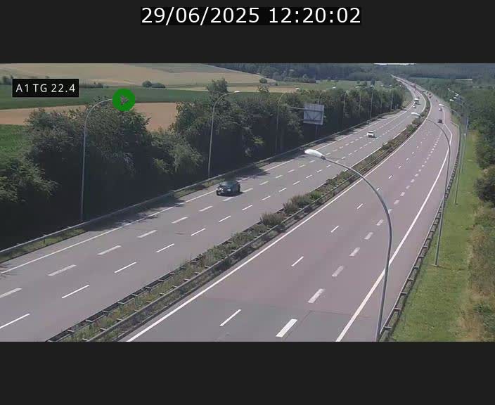 <h2>Traffic live webcam Luxembourg Flaxweiler - A1 direction Luxembourg - BK 22.4</h2>