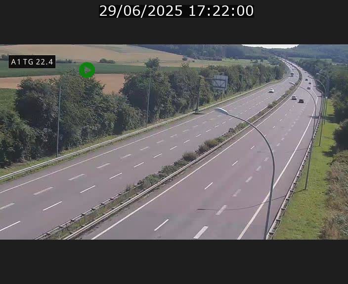 <h2>Traffic live webcam Luxembourg Flaxweiler - A1 direction Luxembourg - BK 22.4</h2>