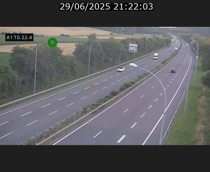 <h2>Traffic live webcam Luxembourg Flaxweiler - A1 direction Luxembourg - BK 22.4</h2>