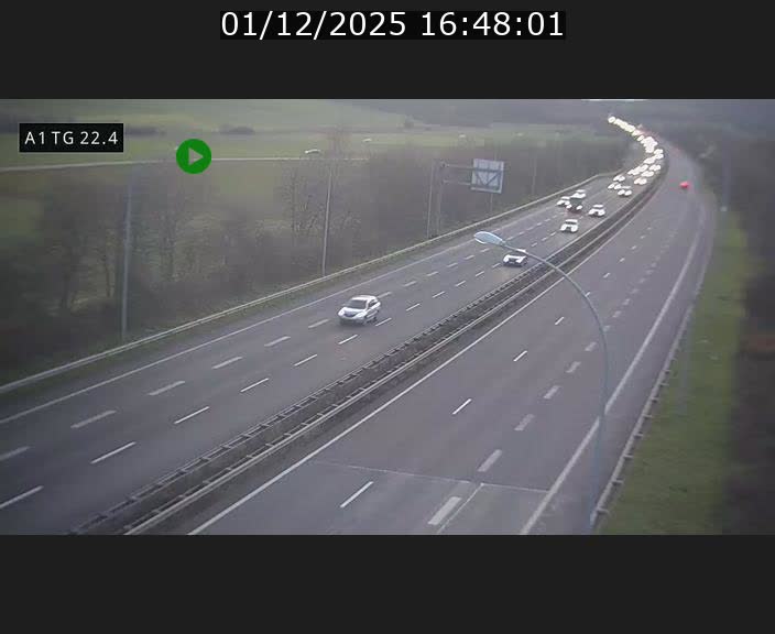 <h2>Traffic live webcam Luxembourg Flaxweiler - A1 direction Luxembourg - BK 22.4</h2>