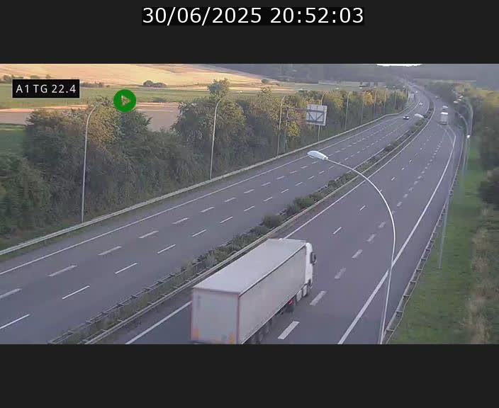 <h2>Traffic live webcam Luxembourg Flaxweiler - A1 direction Luxembourg - BK 22.4</h2>