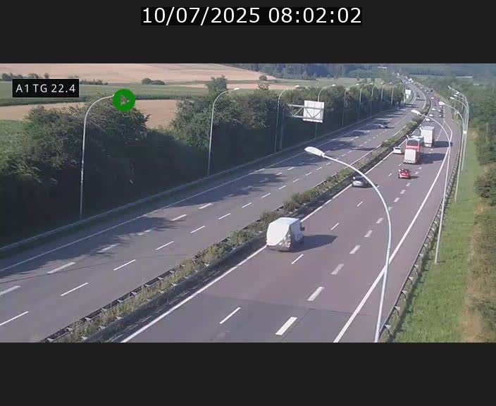 <h2>Traffic live webcam Luxembourg Flaxweiler - A1 direction Luxembourg - BK 22.4</h2>